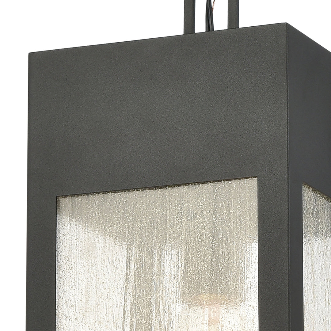 Angus 7 Wide 1-Light Outdoor Pendant - Charcoal Image 3