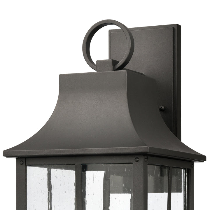 Triumph 21 High 2-Light Outdoor Sconce - Textured Black Image 5