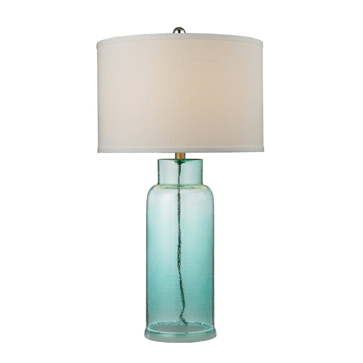 Glass Bottle 30 High 1-Light Table Lamp Image 1