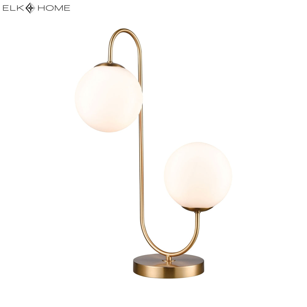 Moondance 22 High 2-Light Table Lamp - Aged Brass Image 2