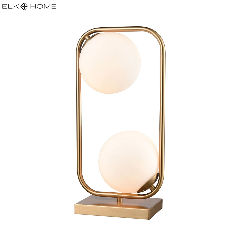 Moondance 18 High 2-Light Table Lamp - Aged Brass Image 2