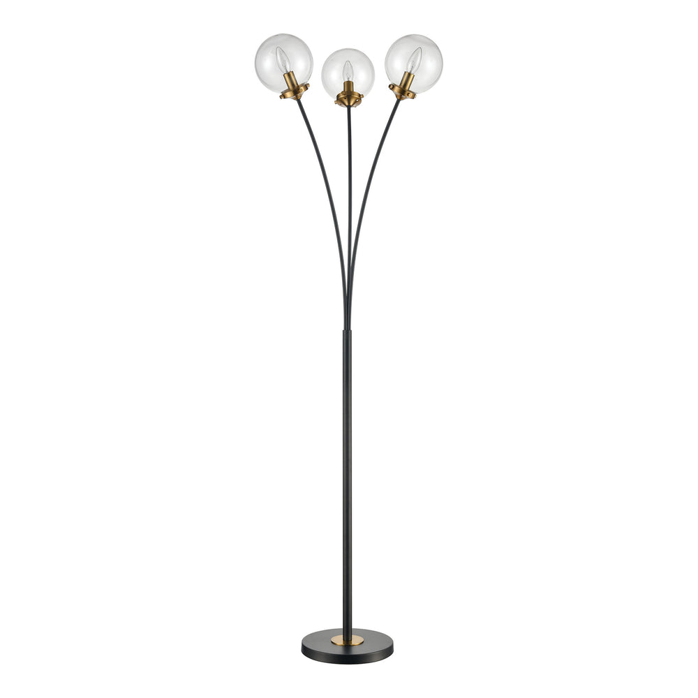 Boudreaux 64 High 3-Light Floor Lamp - Matte Black [D4481] Image 2