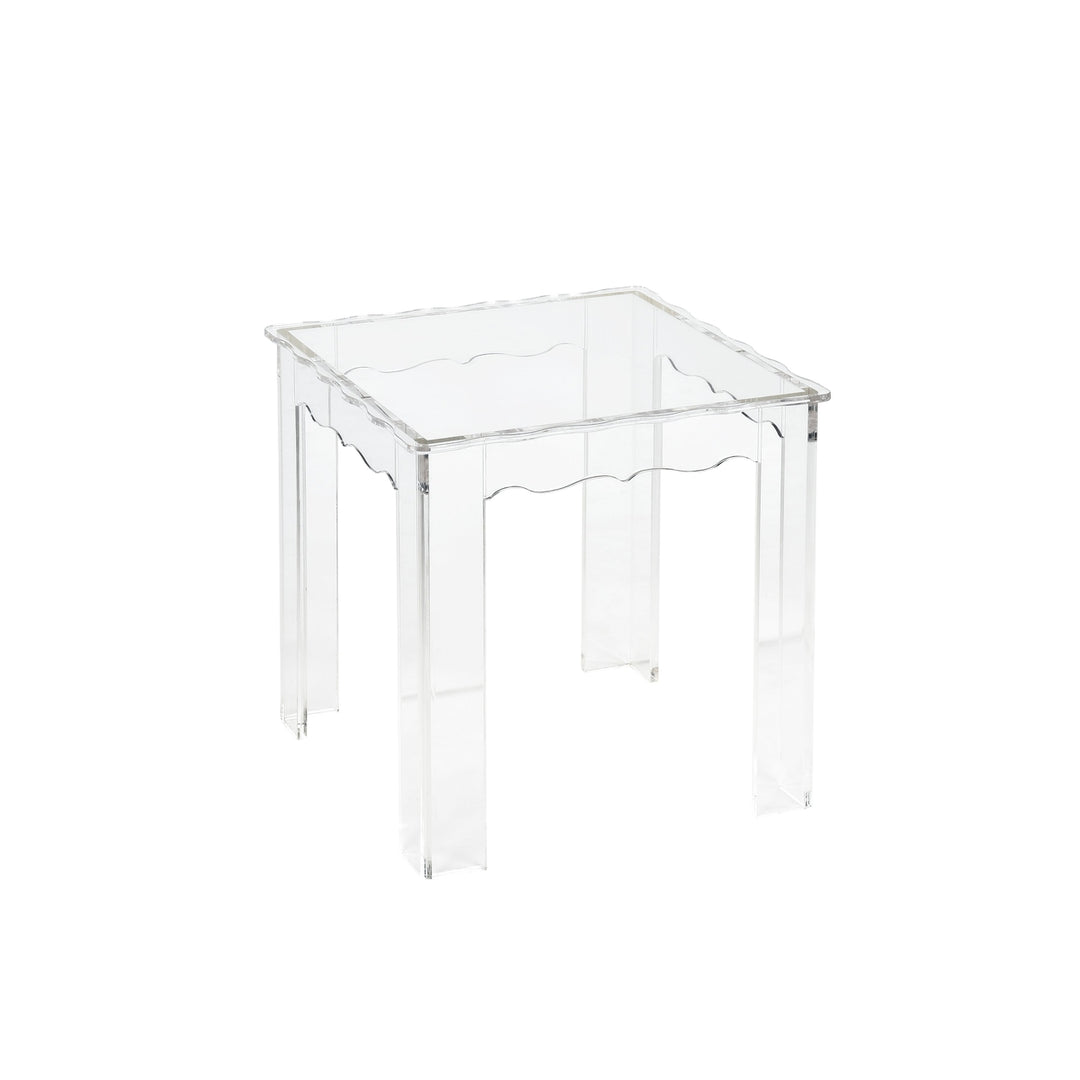 Jacobs Nesting Table - Set of 3 Square Clear Image 4