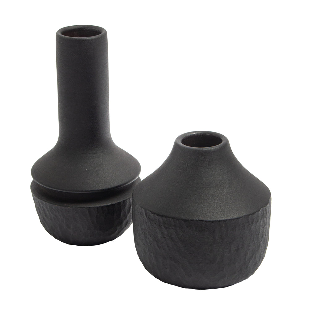Shadow Vase - Small Matte Black Image 2