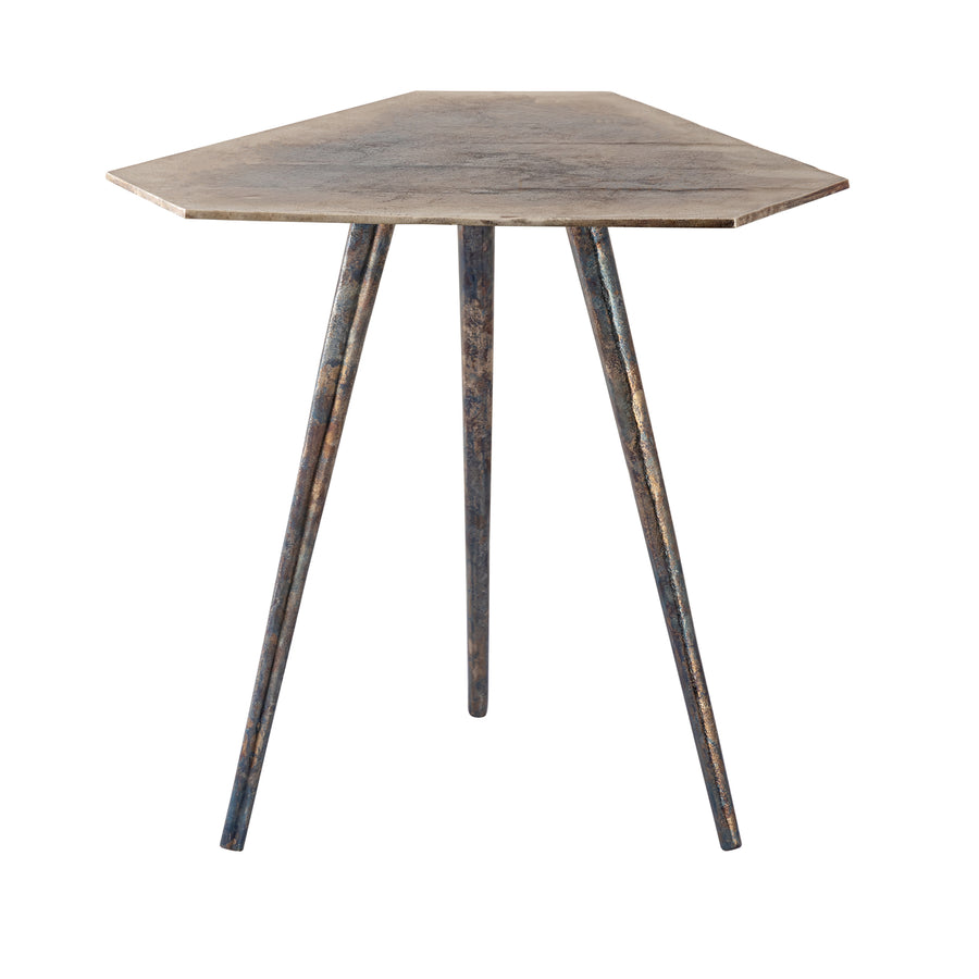 Carleton Accent Table - Oxidized Nickle Image 1