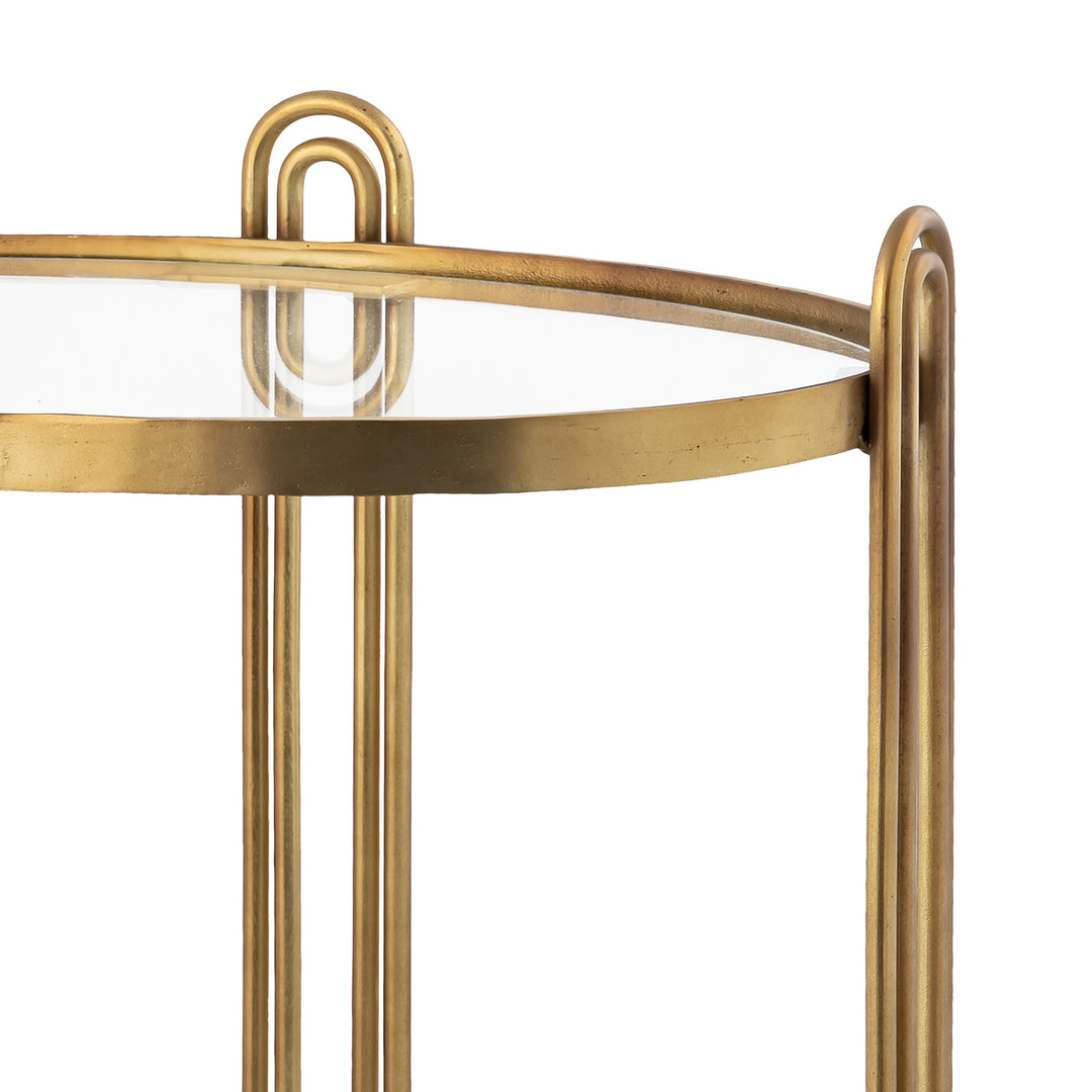 Arch Accent Table - Gold Image 4