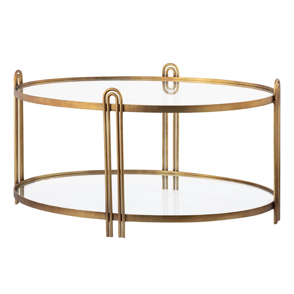 Arch Coffee Table - Gold Image 2