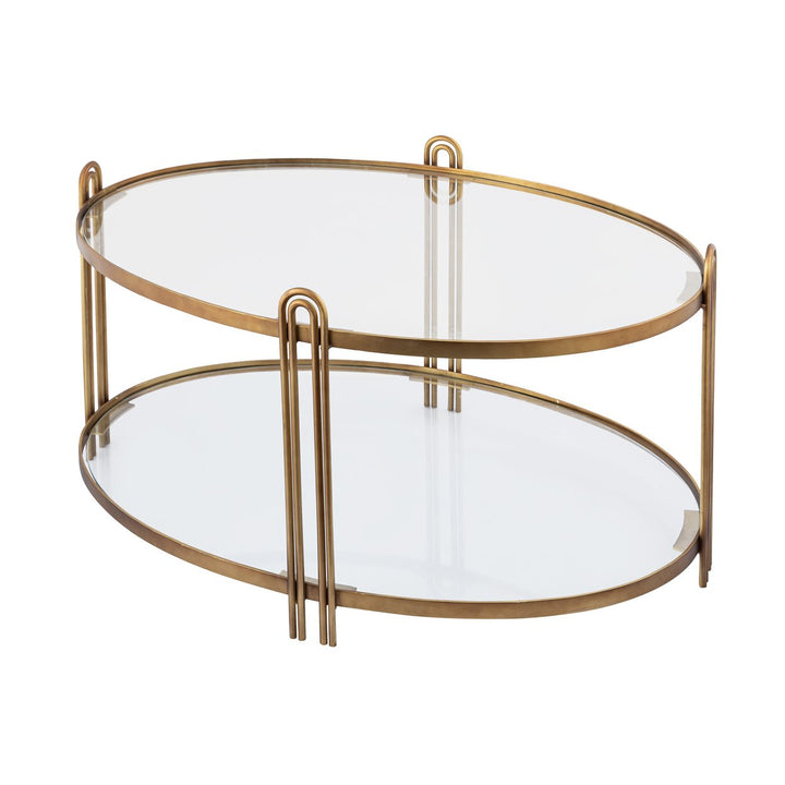 Arch Coffee Table - Gold Image 3