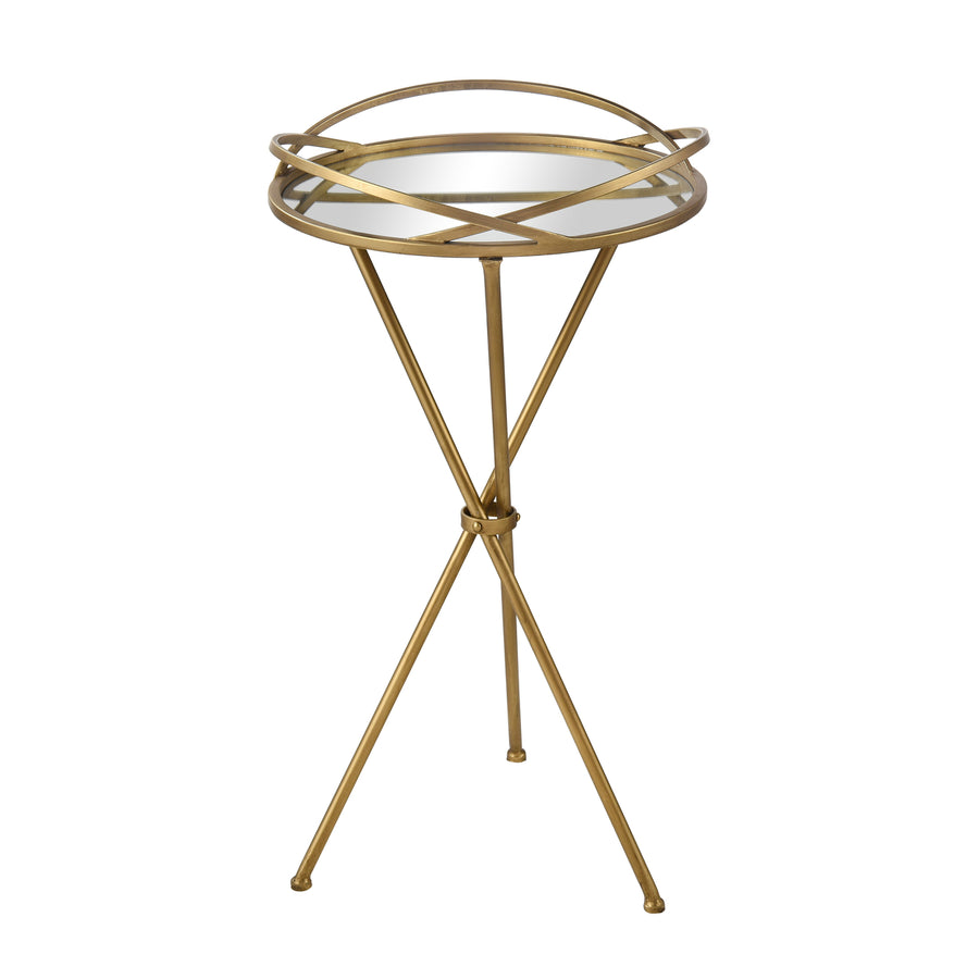 Nasso Accent Table - Brass Image 1