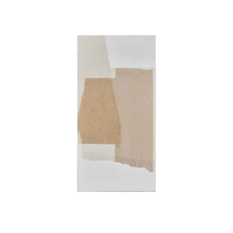 Taupe Abstract Wall Art Image 1