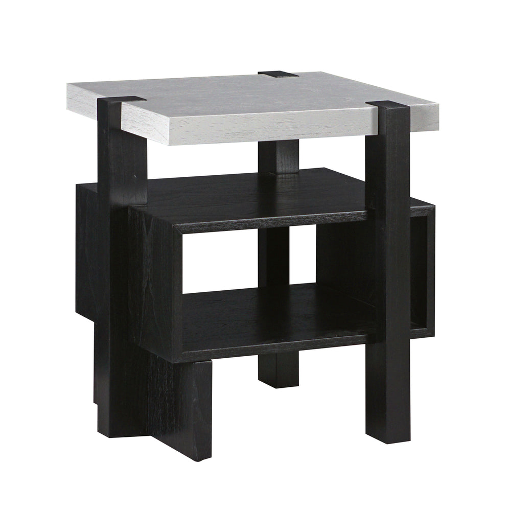 Riviera Accent Table - Checkmate Black Image 2