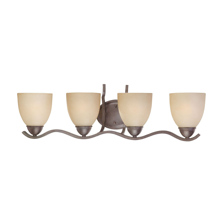 Triton 4-Light Wall Lamp in Sable Bronze Image 1