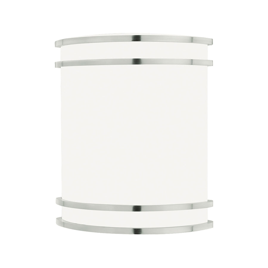 Parallel 1-Light Wall Lamp in Brushed Nickel Image 1