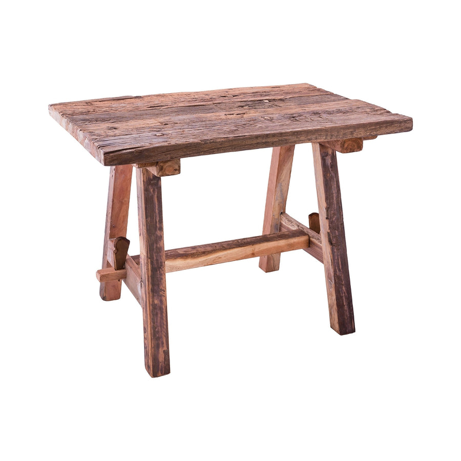 Rustic Table with Bench Image 1