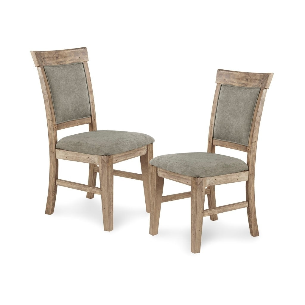Gracie Mills Harold Contemporary Rustic Dining Chair Set of 2 - GRACE-10118 Image 3