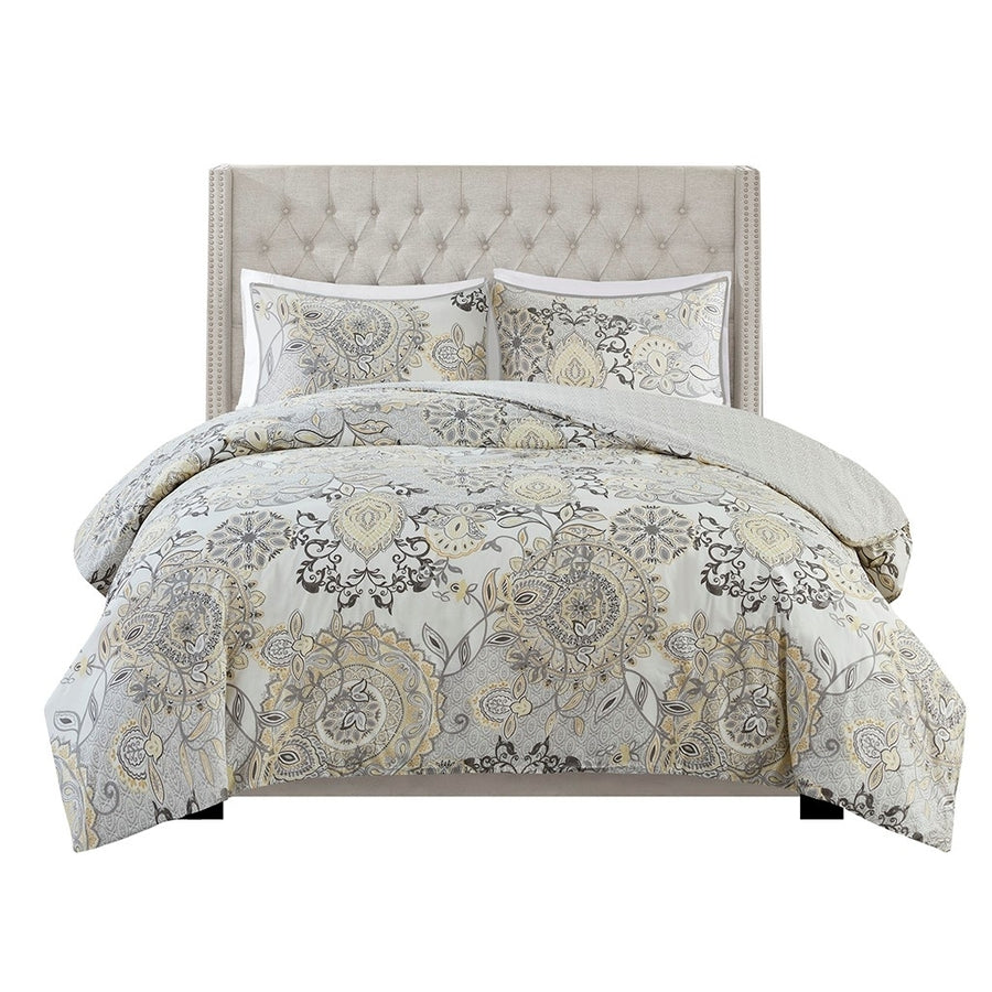 Gracie Mills Leo 8 Piece Reversible Cotton Floral Comforter Set - GRACE-10703 Image 1