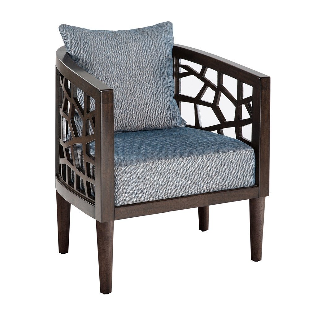 Gracie Mills Jayne Mid-Century Upholstered Seat and Back Accent Chair - GRACE-11455 Image 1