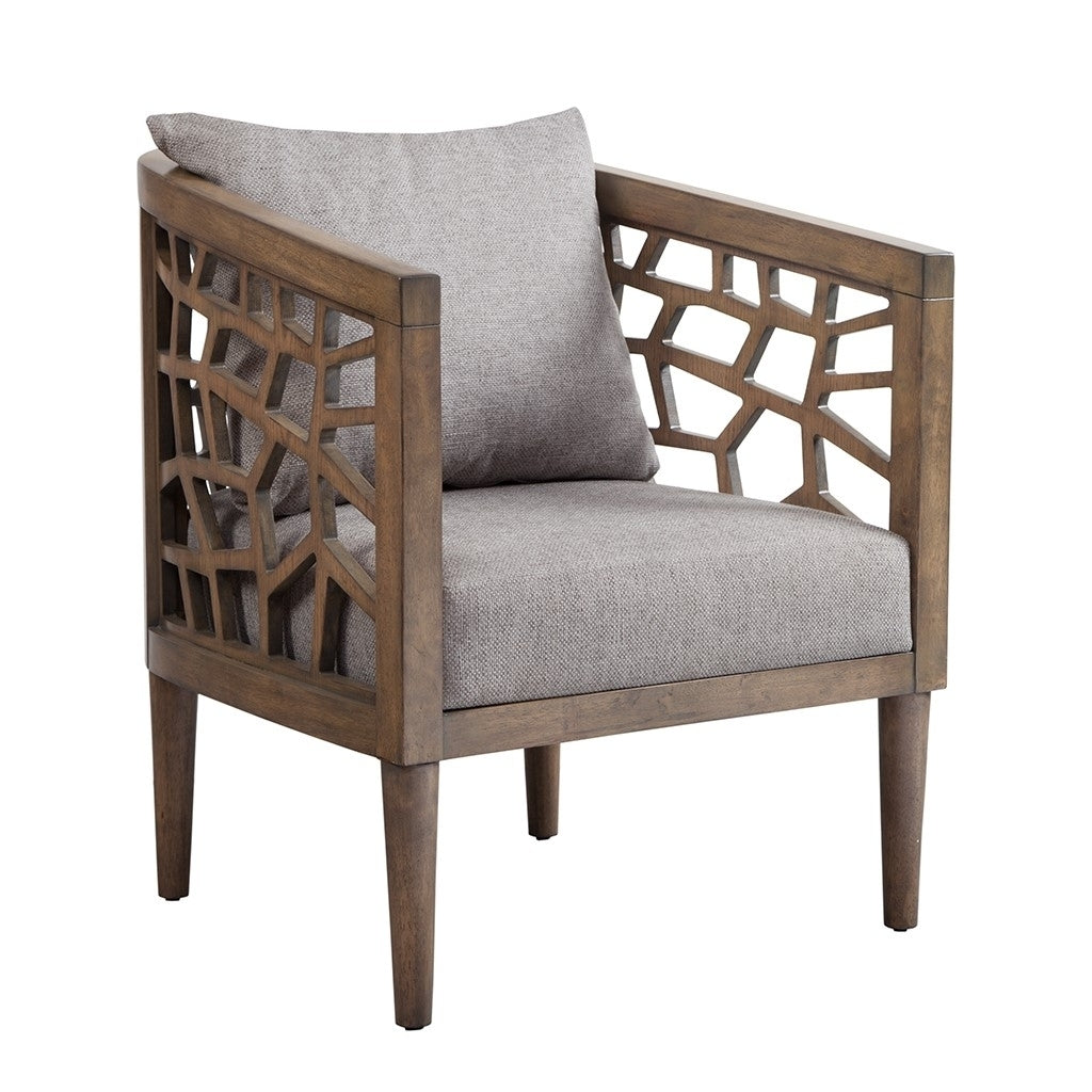 Gracie Mills Jayne Mid-Century Upholstered Seat and Back Accent Chair - GRACE-11455 Image 4