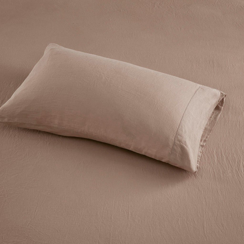 Gracie Mills Arden 4-Piece Breathable Linen Blend Sheet Set - GRACE-14766 Image 2