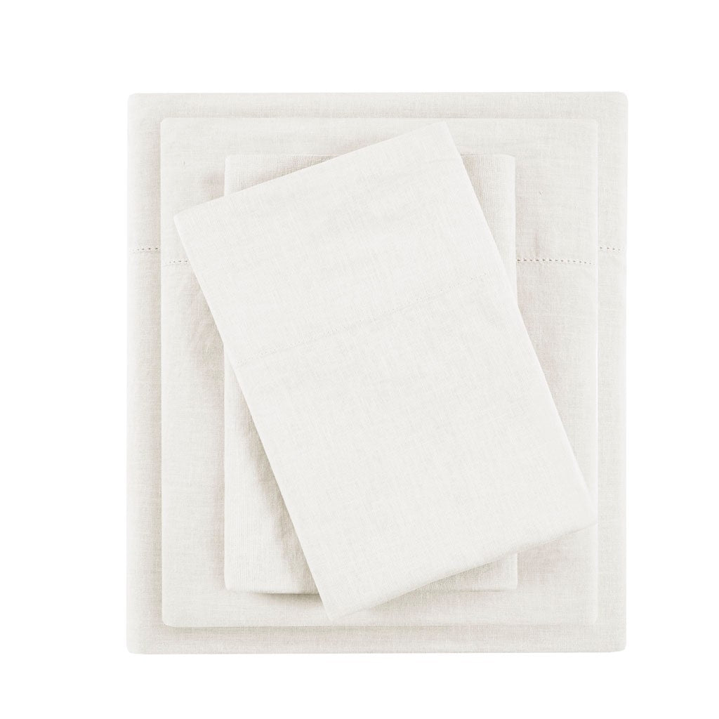 Gracie Mills Arden 4-Piece Breathable Linen Blend Sheet Set - GRACE-14766 Image 5