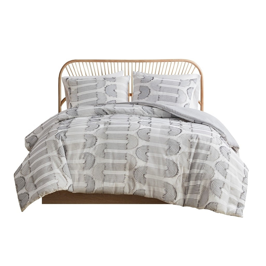 Gracie Mills Jermaine Luxurious Harmony: Clip Jacquard Comforter Set - GRACE-15133 Image 1