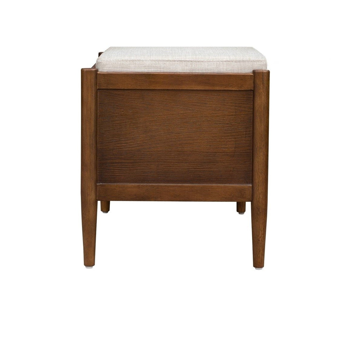 Gracie Mills Rosetta Modern Accent Storage Bench with Upholstered Cushion - GRACE-15529 Image 3