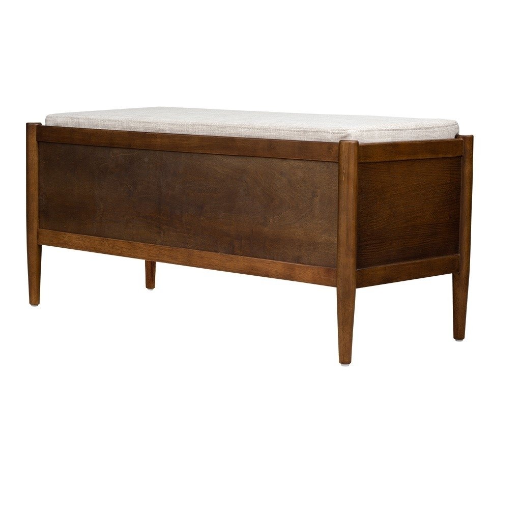 Gracie Mills Rosetta Modern Accent Storage Bench with Upholstered Cushion - GRACE-15529 Image 4