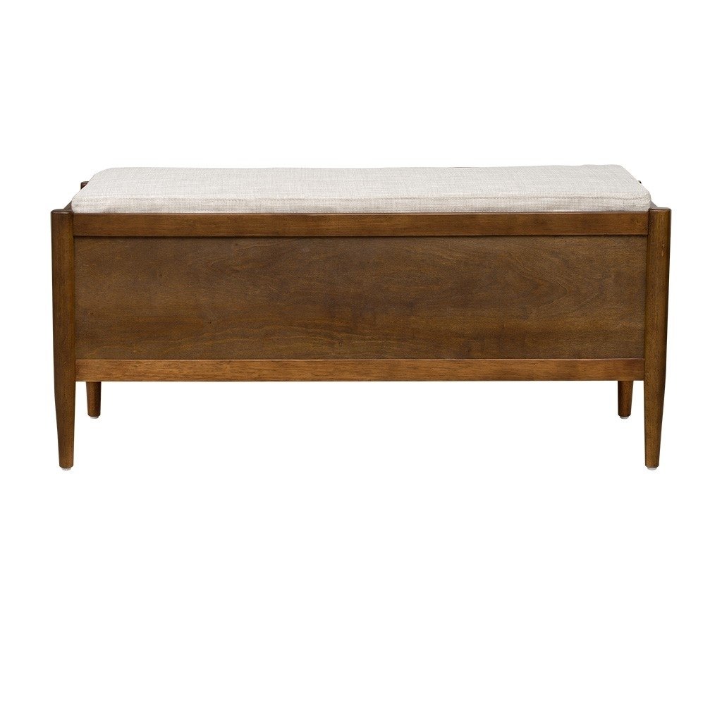 Gracie Mills Rosetta Modern Accent Storage Bench with Upholstered Cushion - GRACE-15529 Image 5