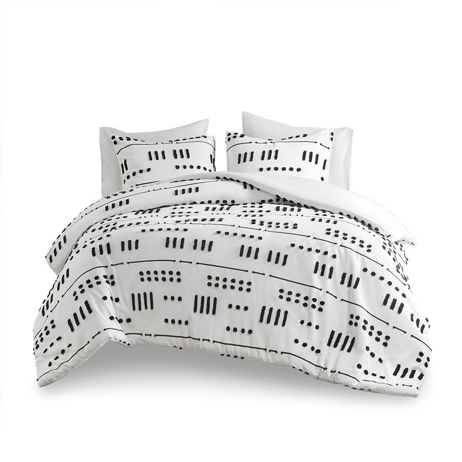 Gracie Mills Belenus Modern Clip Jacquard Comforter Set - GRACE-15140 Image 1
