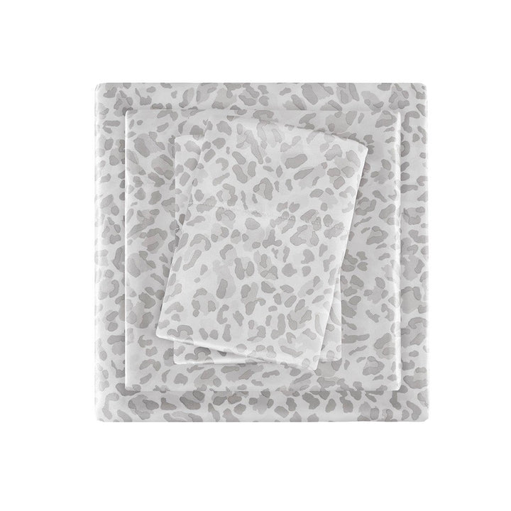 Gracie Mills Emeline Animal Printed Wrinkle Free Satin Sheet Set - GRACE-15318 Image 1