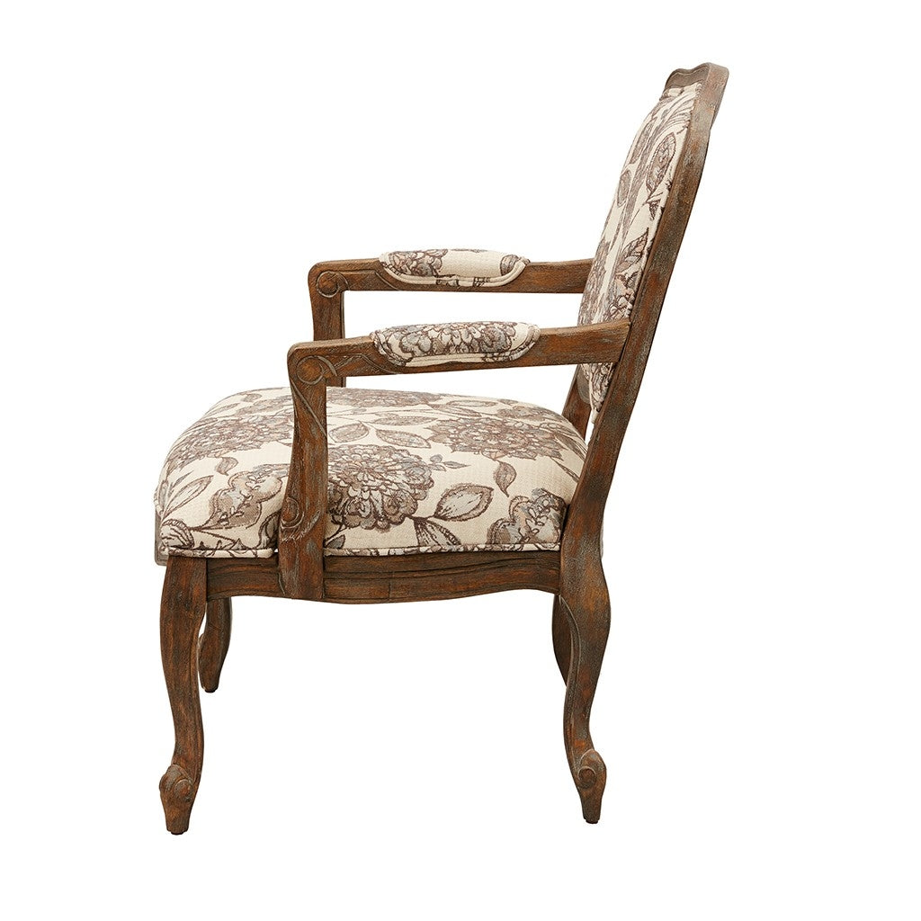 Gracie Mills Arnold Regal Elegance Camel Back Exposed Wood Chair - GRACE-3391 Image 3