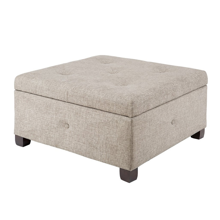Gracie Mills Rylie Button-Tufted Square Storage Ottoman - GRACE-3638 Image 3