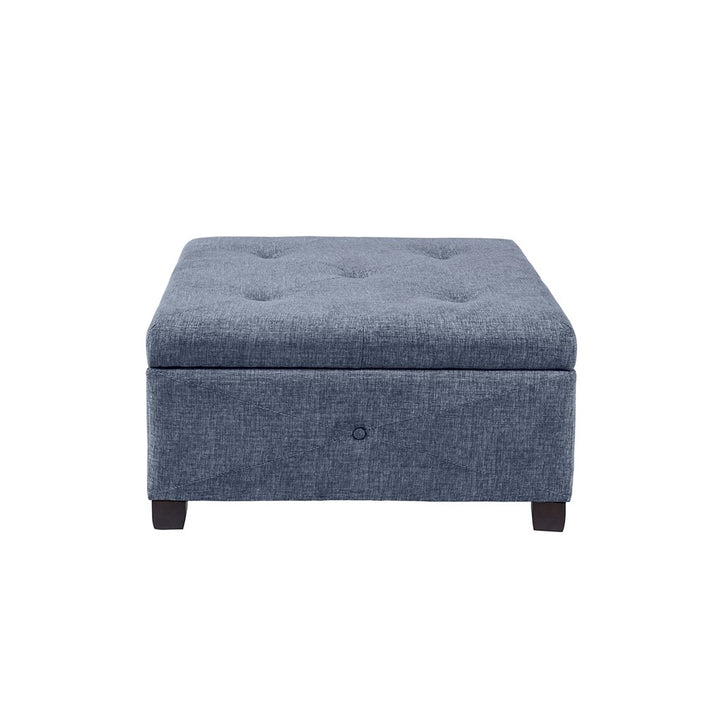 Gracie Mills Rylie Button-Tufted Square Storage Ottoman - GRACE-3638 Image 5
