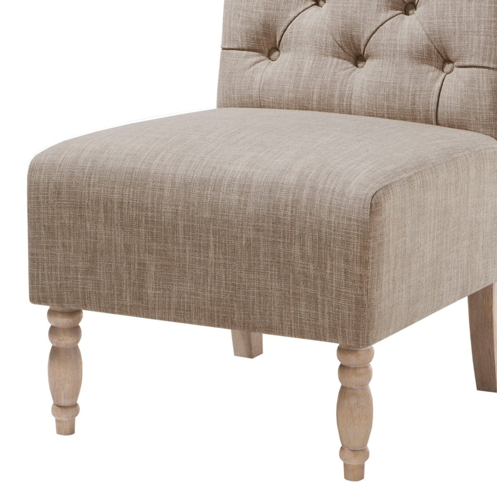 Gracie Mills Glenda Elegant Tufted Armless Accent Chair - GRACE-3935 Image 2