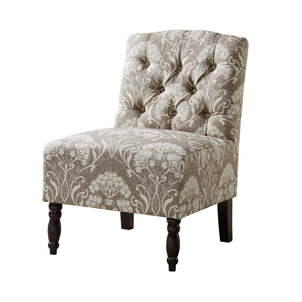 Gracie Mills Glenda Elegant Tufted Armless Accent Chair - GRACE-3935 Image 4