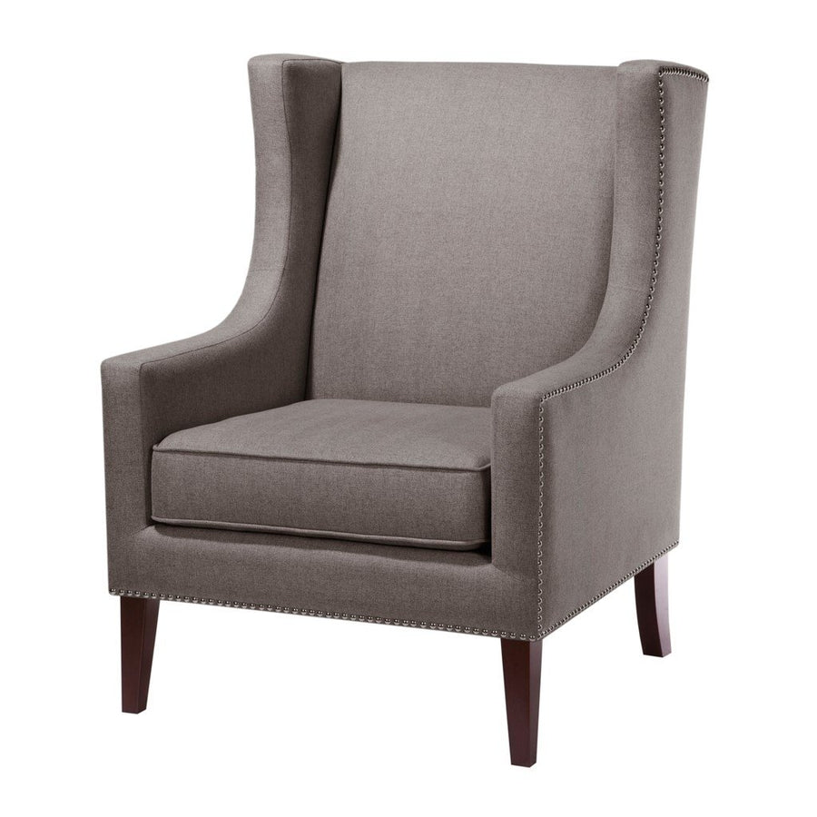 Gracie Mills Arabelle Classic Wing Chair with Nailhead Accents - GRACE-4023 Image 1