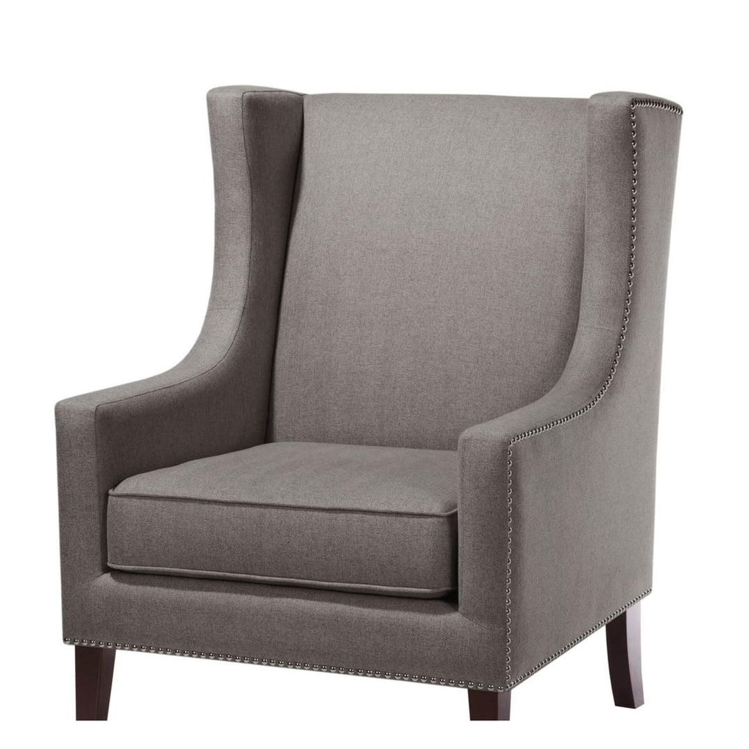 Gracie Mills Arabelle Classic Wing Chair with Nailhead Accents - GRACE-4023 Image 3