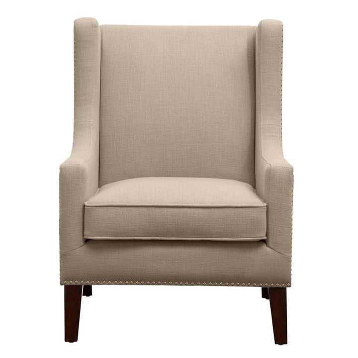 Gracie Mills Arabelle Classic Wing Chair with Nailhead Accents - GRACE-4023 Image 5