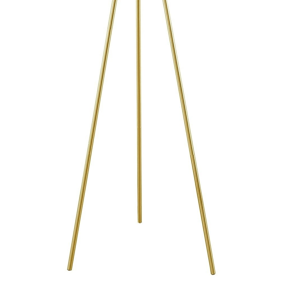Gracie Mills Cohen Metal Tripod Floor Lamp with Glass Shade - GRACE-5497 Image 2