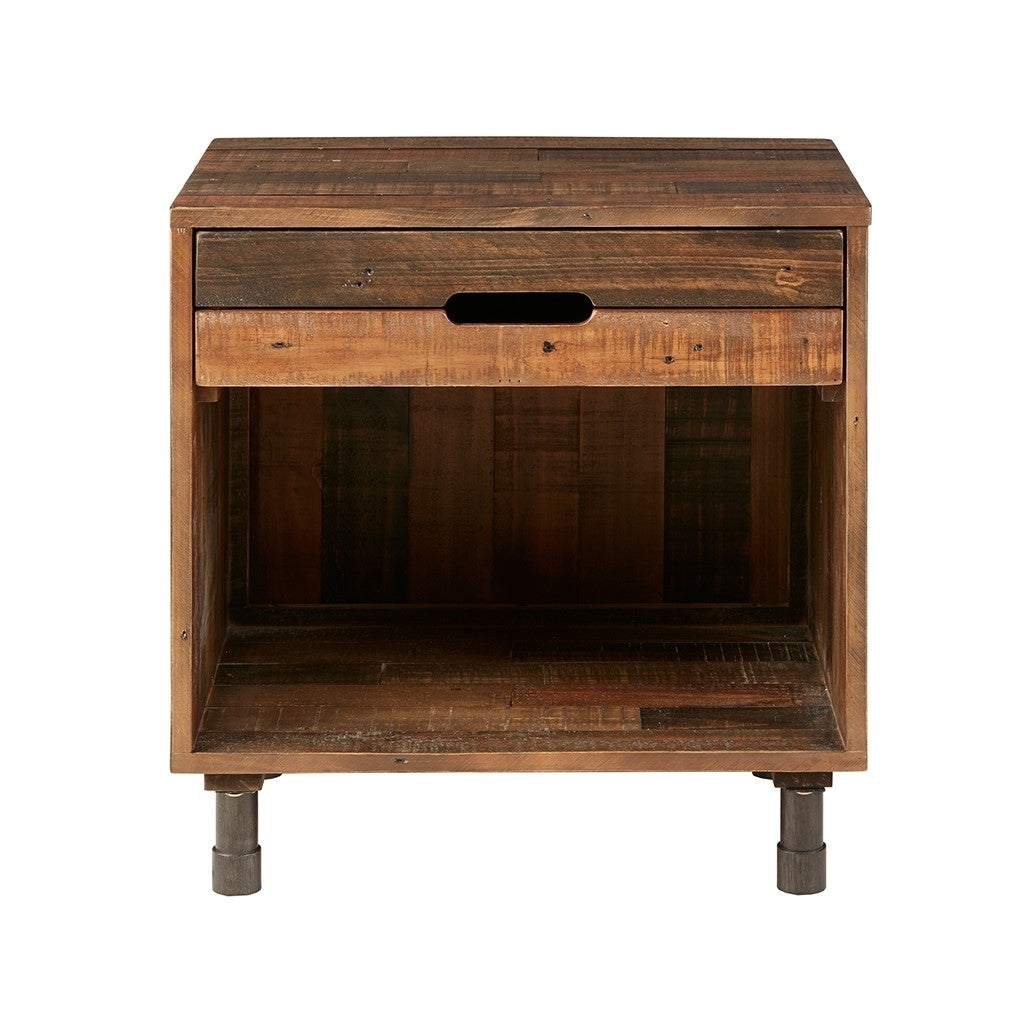 Gracie Mills Lowell Natural Harmony Solid Wood Nightstand for Timeless Bedroom Elegance - GRACE-7615 Image 3