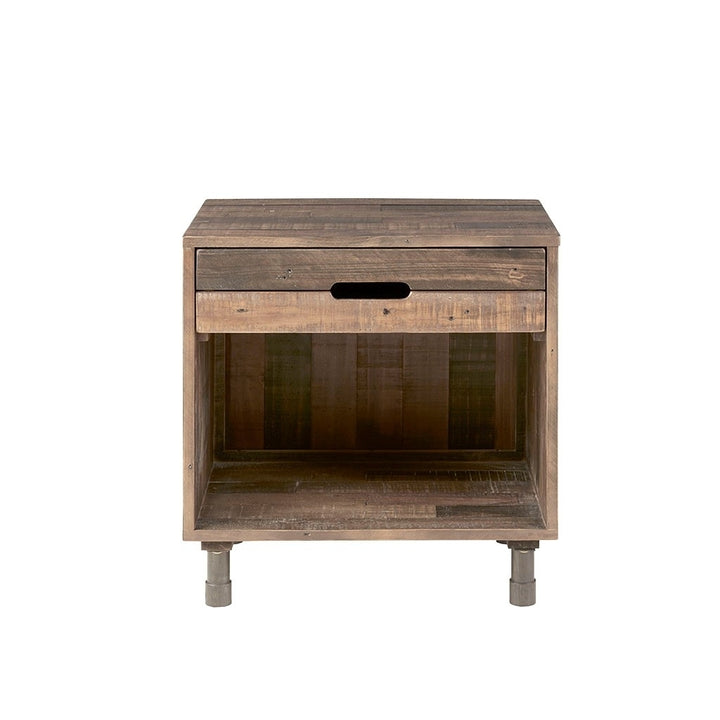 Gracie Mills Lowell Natural Harmony Solid Wood Nightstand for Timeless Bedroom Elegance - GRACE-7615 Image 4
