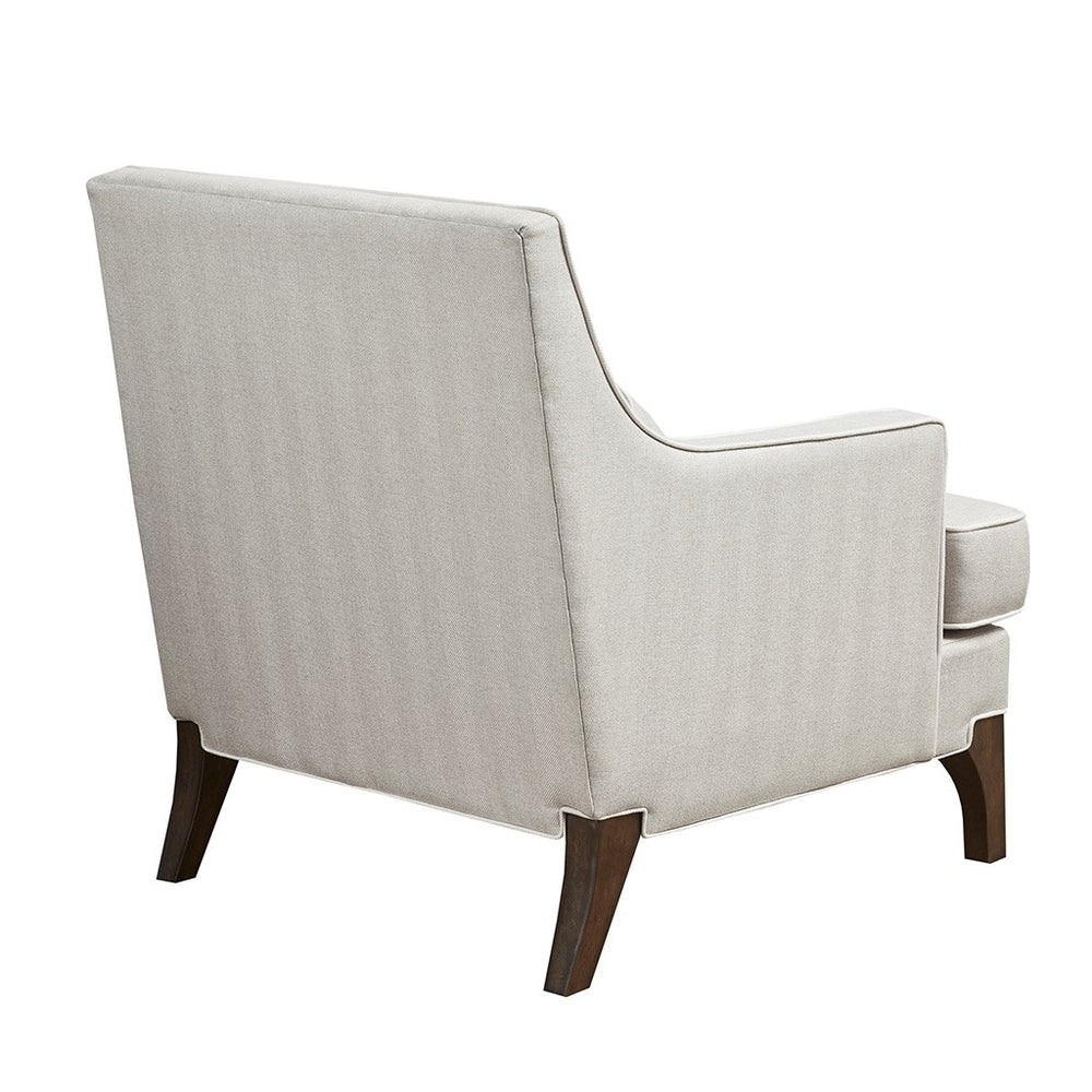 Gracie Mills Herrera Modern Arm Chair with Upholstery and Welting - GRACE-7631 Image 2