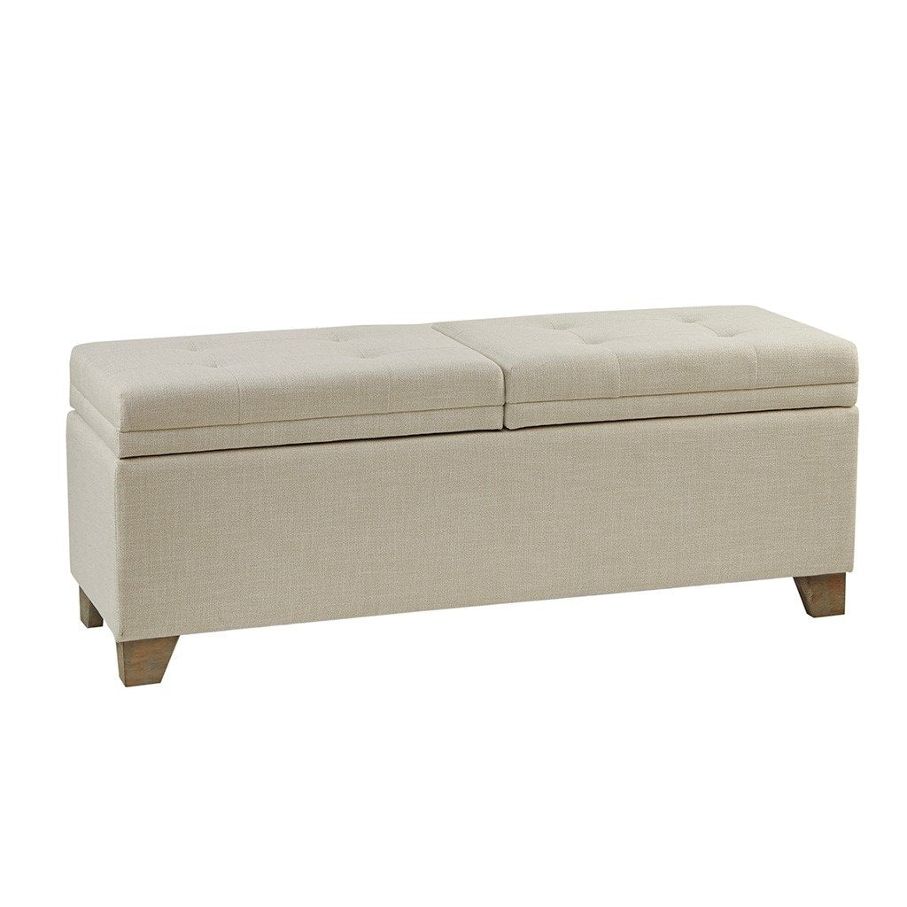 Gracie Mills Gil Soft Close Storage Bench with Solid Wood Legs - GRACE-7849 Image 3