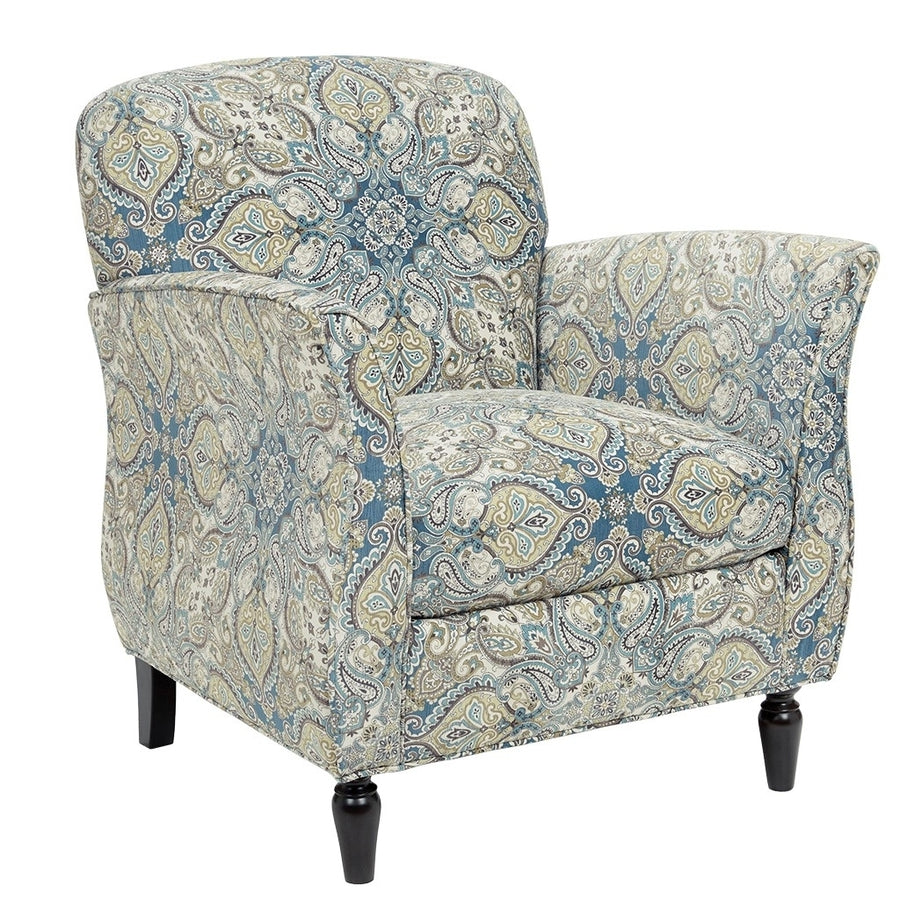 Gracie Mills Herbert Upholstered Flared Arm Accent Chair - GRACE-8182 Image 1