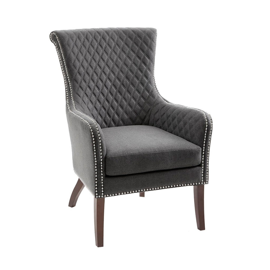 Gracie Mills Reynolds Quilted Back Accent Chair with High-density Foam - GRACE-8178 Image 1