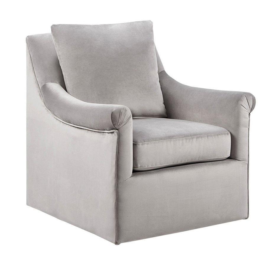 Gracie Mills Miriam Upholstered Swivel Accent Chair - GRACE-8257 Image 1