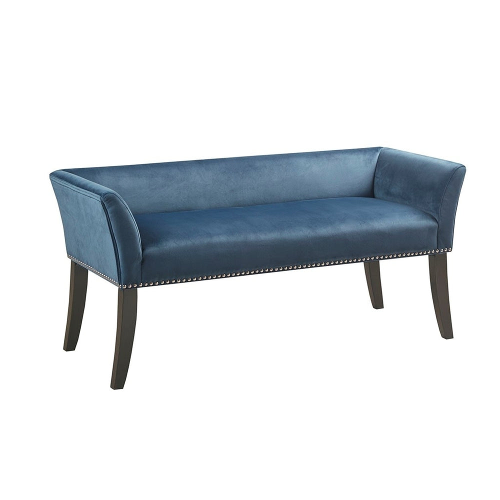 Gracie Mills Greta Solid Wood Accent Bench with Upholstered Seat and Back - GRACE-9582 Image 2