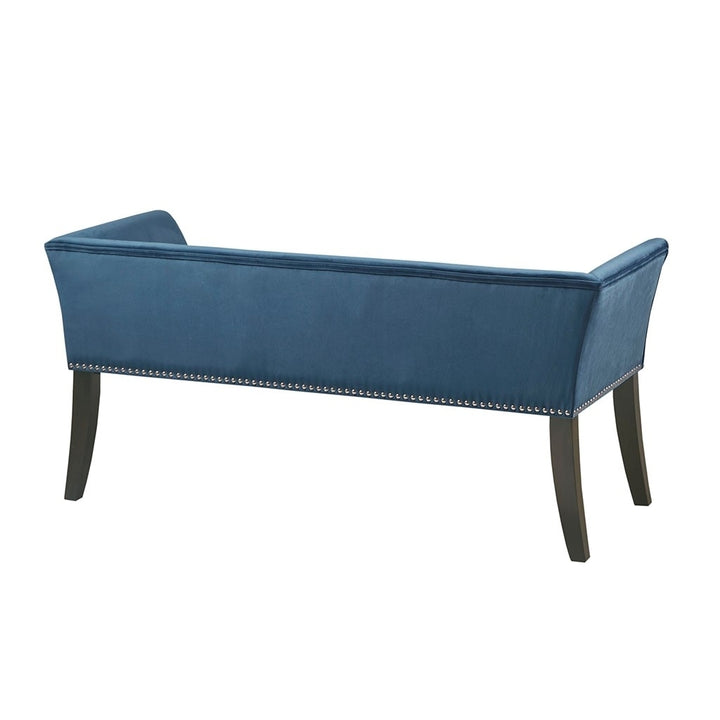 Gracie Mills Greta Solid Wood Accent Bench with Upholstered Seat and Back - GRACE-9582 Image 3