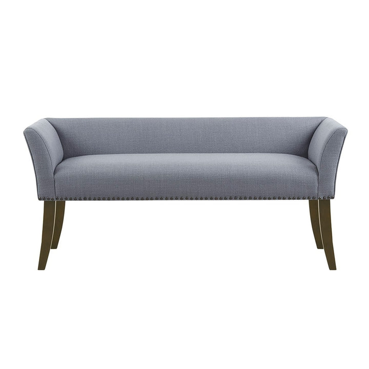Gracie Mills Greta Solid Wood Accent Bench with Upholstered Seat and Back - GRACE-9582 Image 7