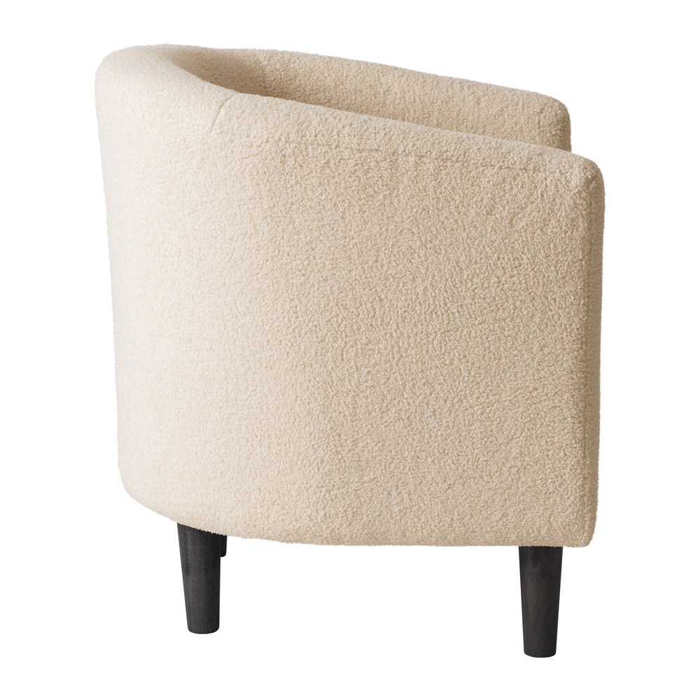 CorLiving Boucle Barrel Chair Image 2